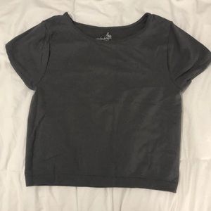 Free people cropped tee